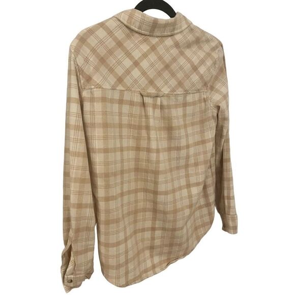 Thick Plaid Button Down Sz Med - Picture 3 of 6